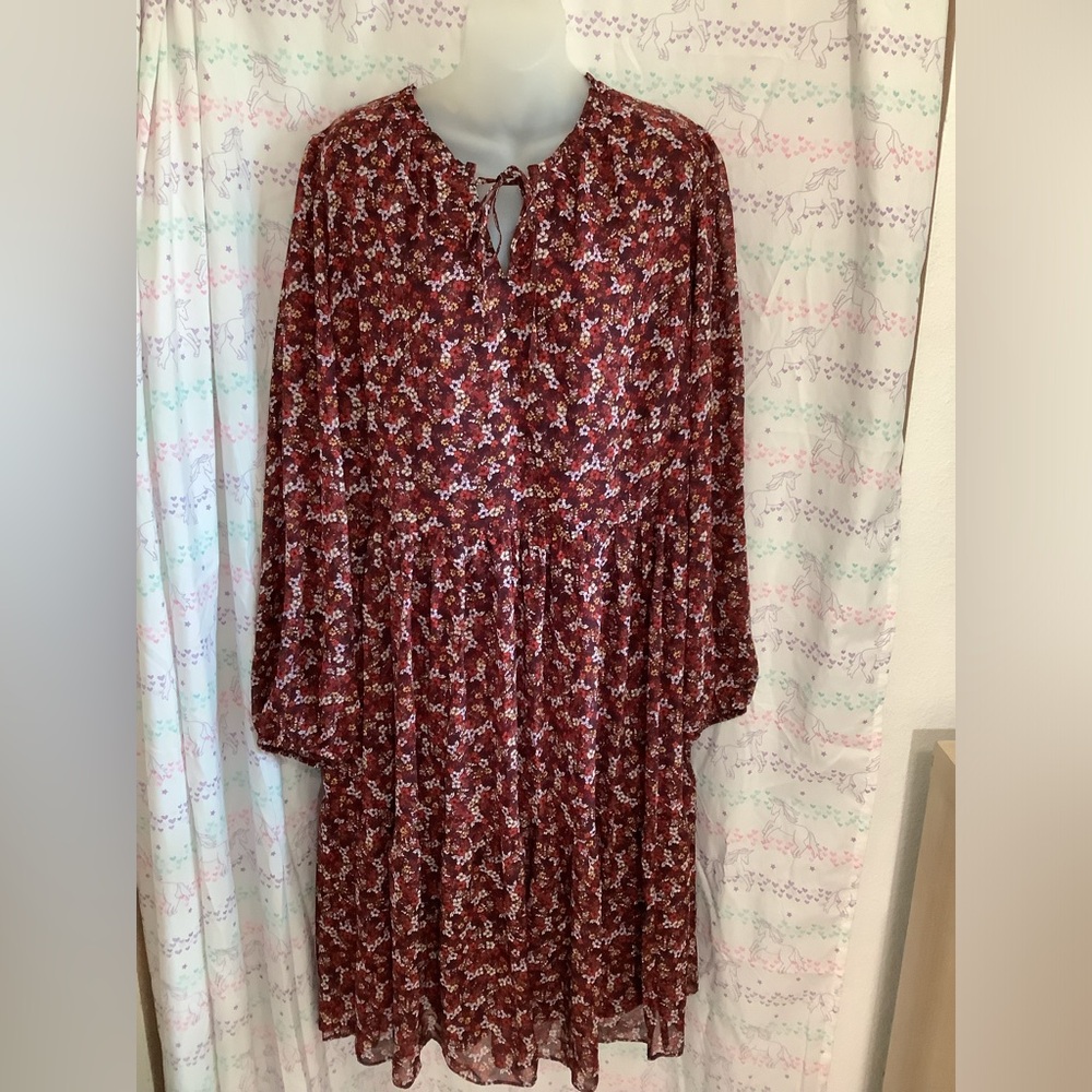 EUC Lane Bryant Dress sz 18/20 floral